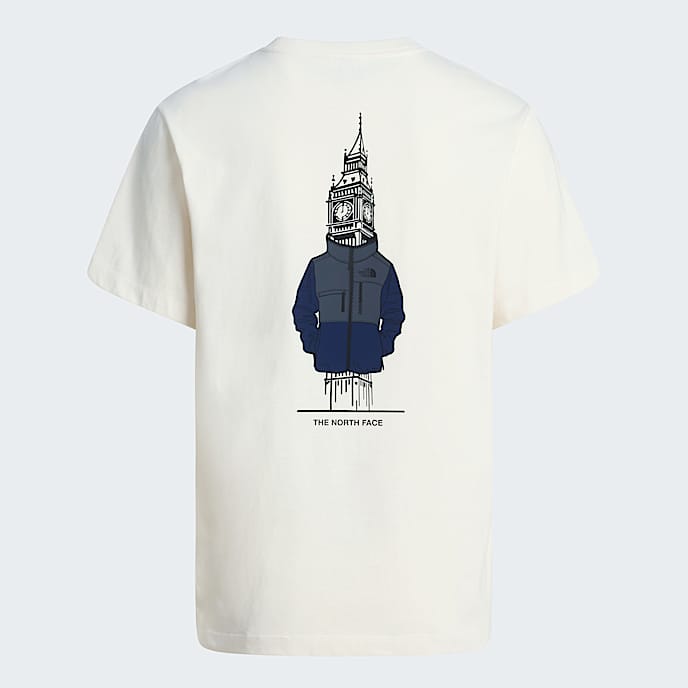 Tshirt dcontract unisexe Country UK TNF White DuneSummit Navy HERO