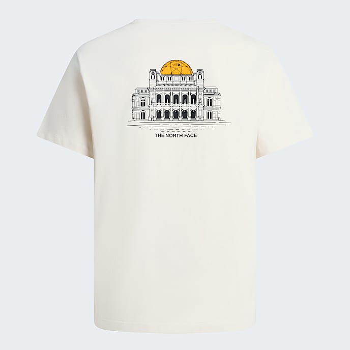 Tshirt dcontract unisexe Country Austria TNF White DuneSummit Gold HERO