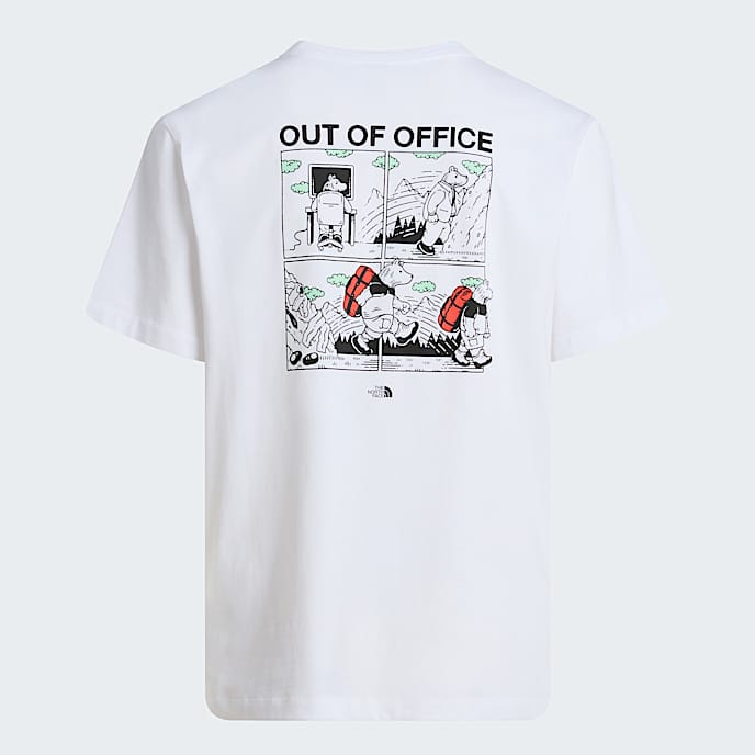 Tshirt dcontract Outdoor Bear unisexe TNF TNF WhiteOpal Frost HERO