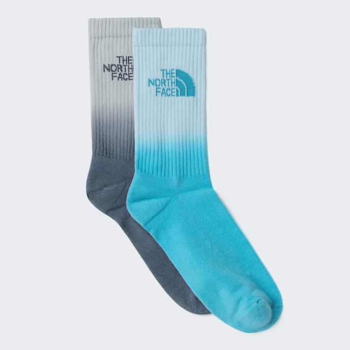 Everyday DipDye Crew Socks TNF River IceOpal FrostFrost GreyGranite Grey HERO