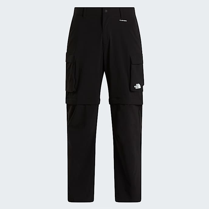 Mens Travel Convertible Trousers TNF TNF Black HERO