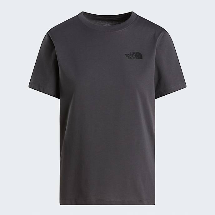 Womens Vertical TNF TShirt TNF Anthracite Grey HERO