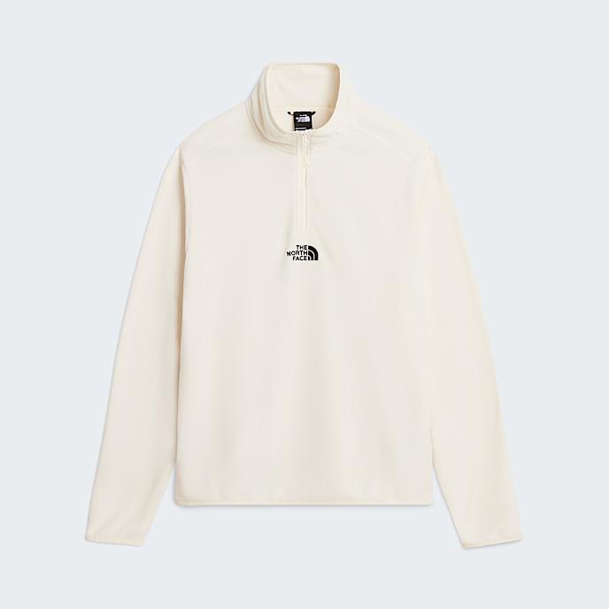 Polaire  col zipp Glacier pour homme TNF White Dune HERO