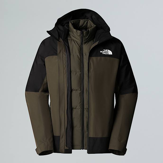 Giacca Mountain Light Triclimate 3in1 GORETEX da uomo TNF New Taupe GreenTNF Black HERO