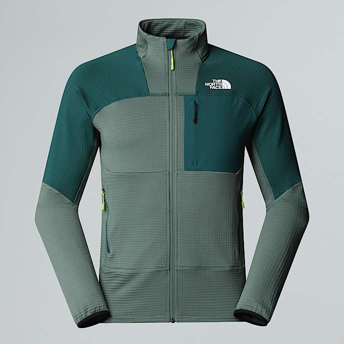 Mens Stormgap Power Grid Jacket TNF Duck GreenDeep Nori HERO