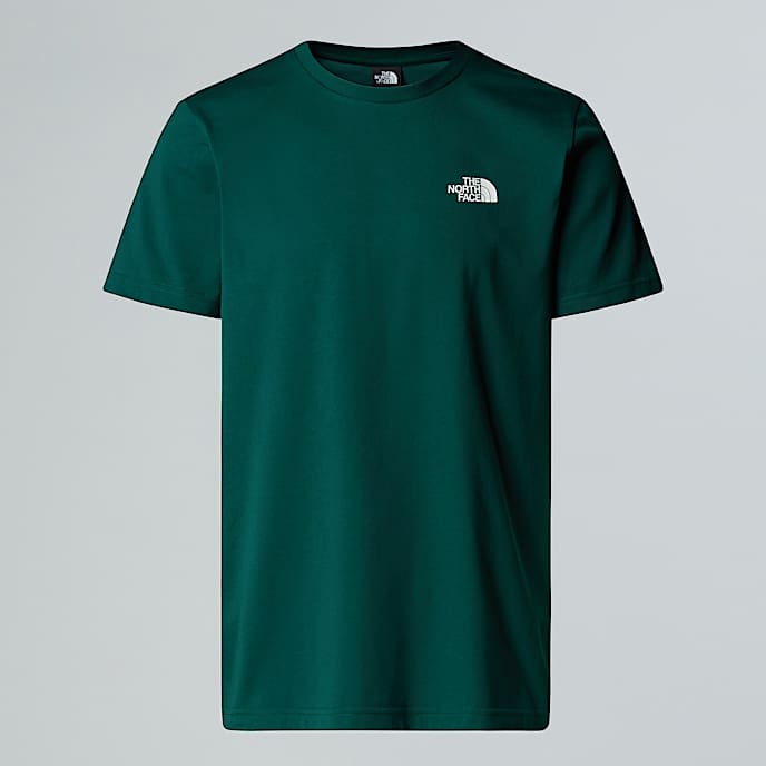 Simple Dome Tshirt voor heren TNF Hunter Green HERO
