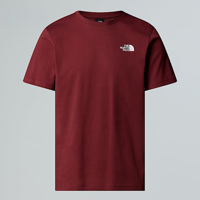 Mens NSE Box TShirt TNF SumacAsphalt Grey HERO