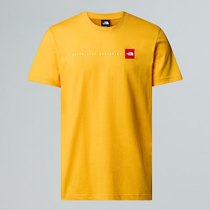 Tshirt Never Stop Exploring pour homme TNF Summit Gold HERO