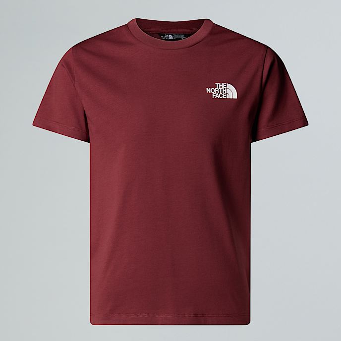 TShirt Simple Dome da ragazzi TNF Sumac HERO