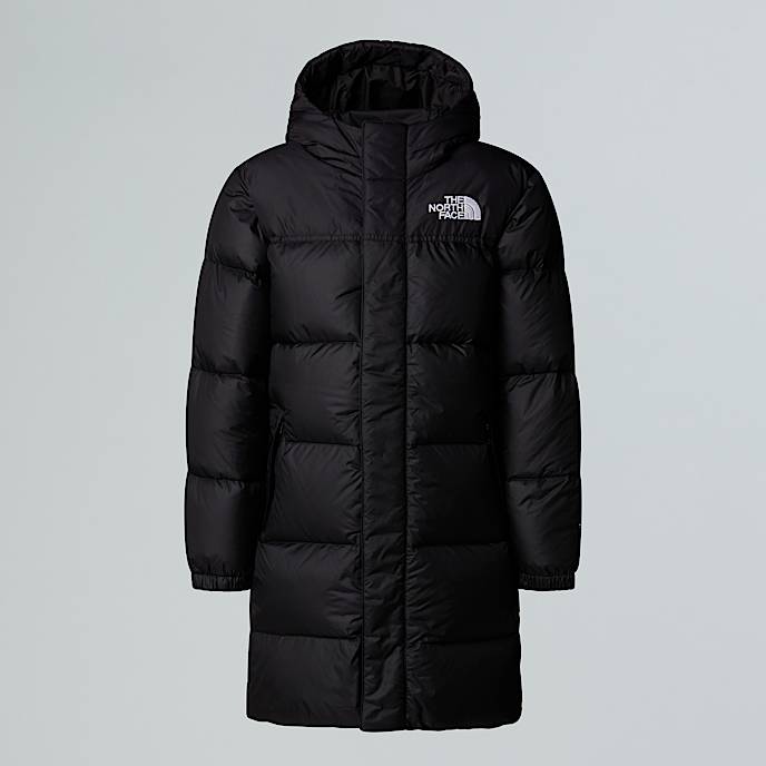 Parka longue Nuptse pour enfant TNF TNF BlackTNF Black HERO
