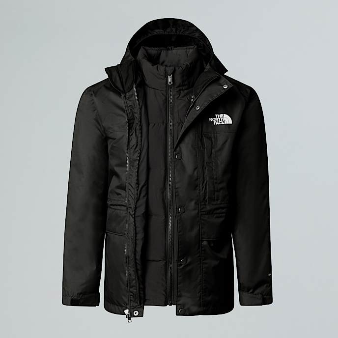 Teens North Down Triclimate 3in1 Jacket TNF TNF Black HERO