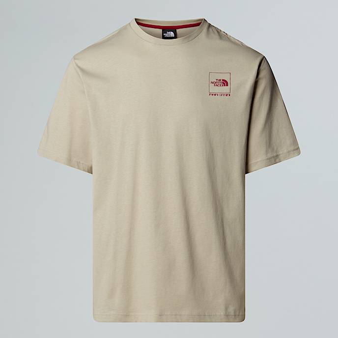 Mens Coordinates TShirt TNF Clay Grey HERO