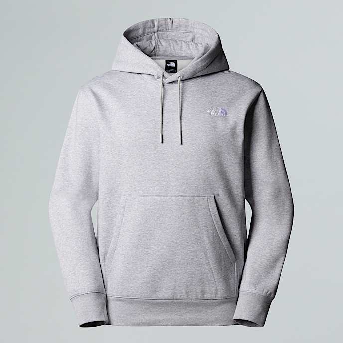 Mens Essential Hoodie TNF TNF Light Grey Heather HERO