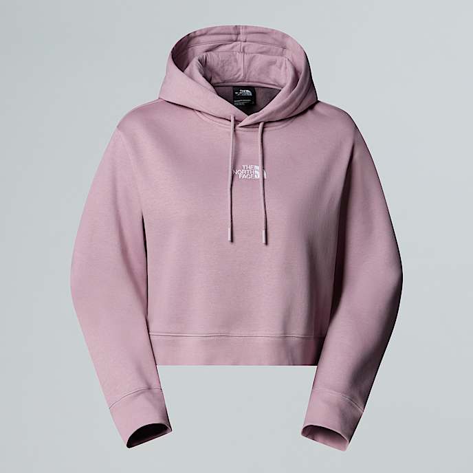 Felpa con cappuccio corta in vita Essential da donna TNF Ashen Purple HERO