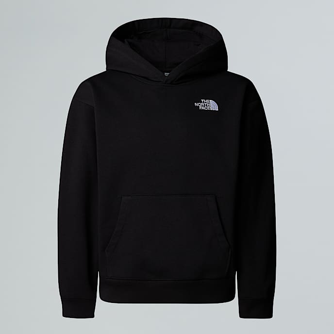 Sudadera holgada con capucha Essential para jvenes TNF TNF Black HERO