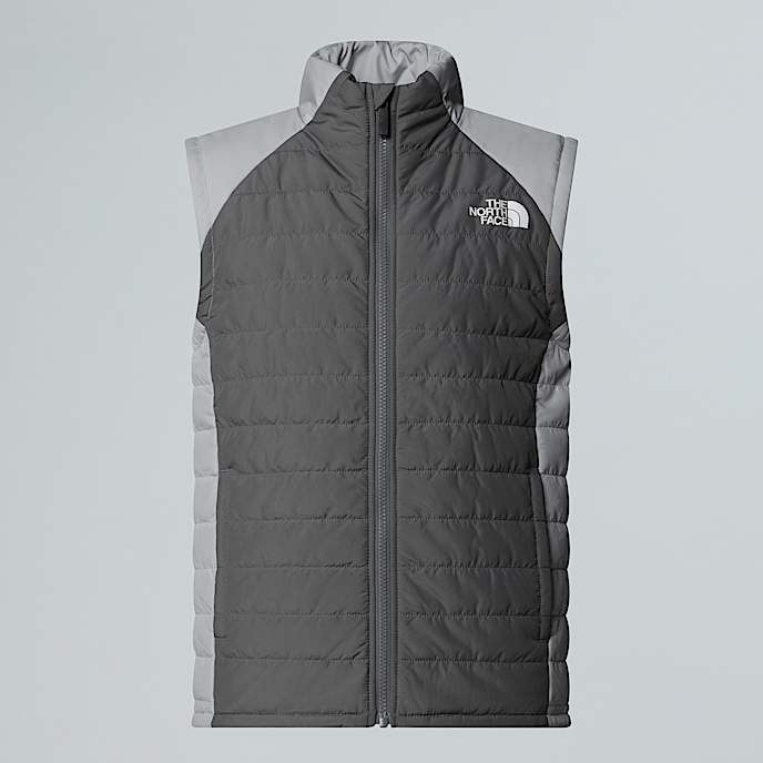 Gilet isolation synthtique Never Stop pour garon TNF High Rise GreySmoked P HERO