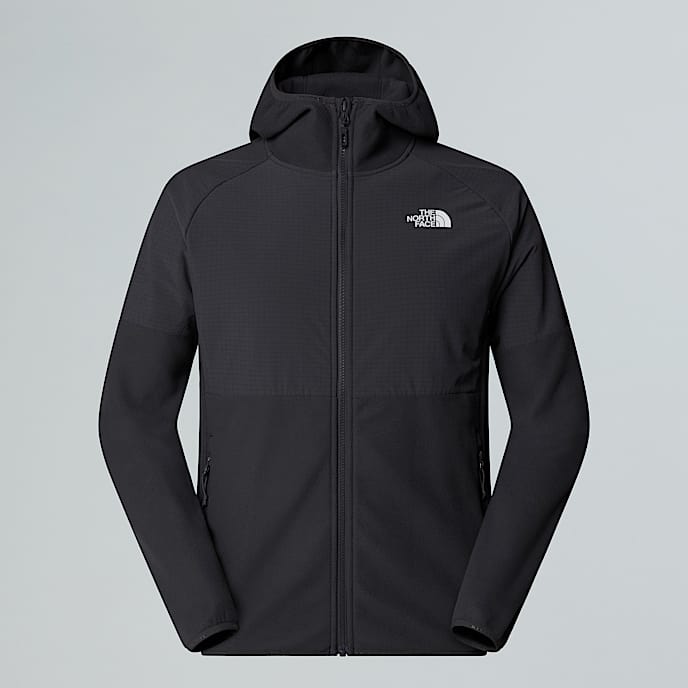 Zware Glacierfleece met volledige rits en capuchon voor heren TNF Asphalt GreyAsphalt GreyTNF Black HERO