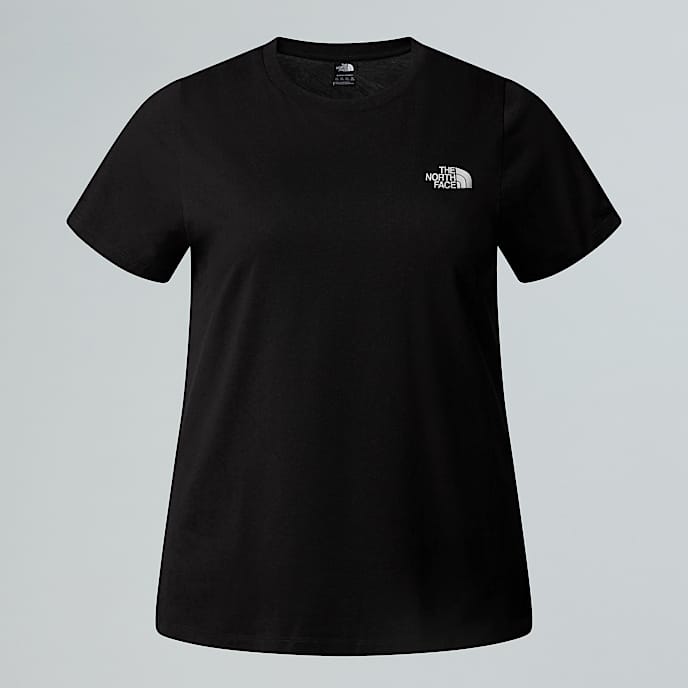 Tshirt Plus Size Simple Dome da donna TNF TNF Black HERO