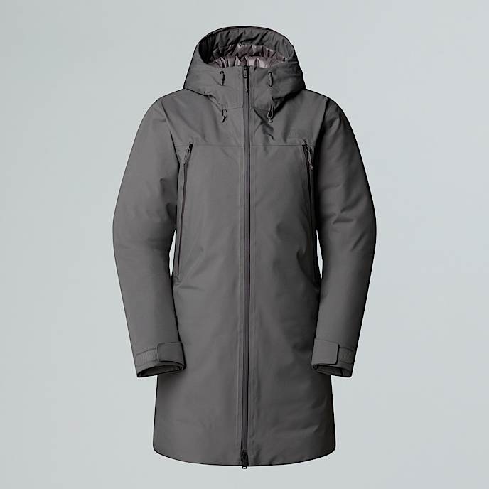 TNF Rangedonsparka voor dames TNF Smoked Pearl HERO