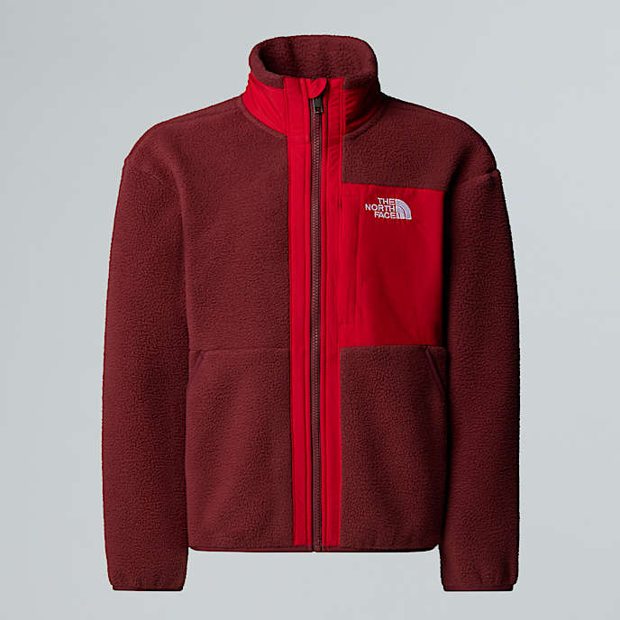 Boys Yumiori FullZip Fleece Jacket TNF SumacTNF Red HERO