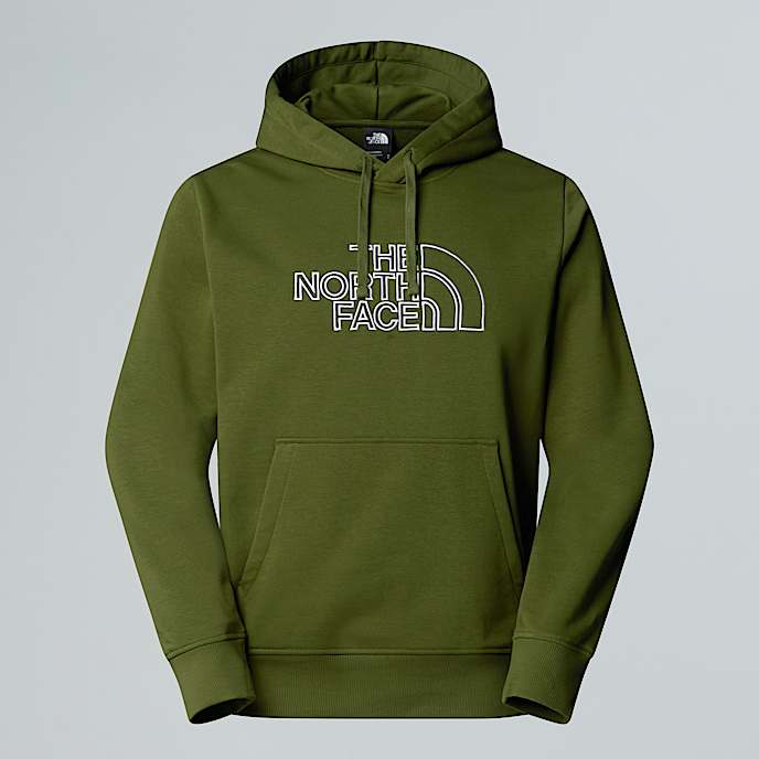 Drew Peak Lighthoodie voor heren TNF Woodland GreenTNF White HERO