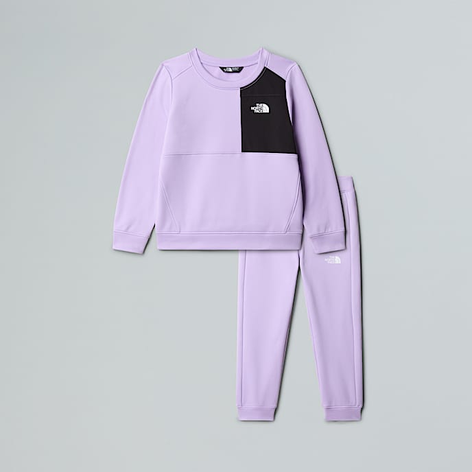 Kids TNF Performance Fleece TwoPiece Set TNF Lite Lilac HERO