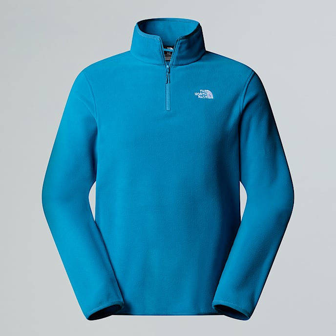 Mens Glacier 14 Zip Fleece TNF Dusk Blue HERO