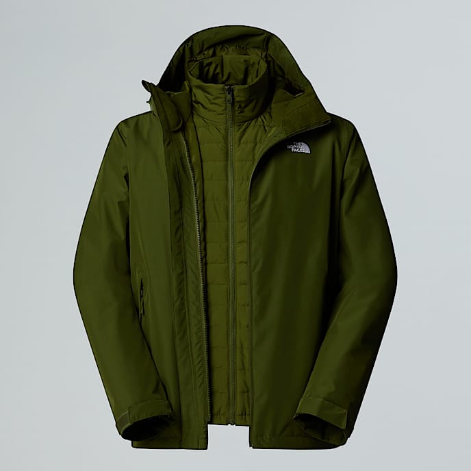 Veste capuche Carto Mono Triclimate 3en1 pour homme TNF Woodland Green HERO
