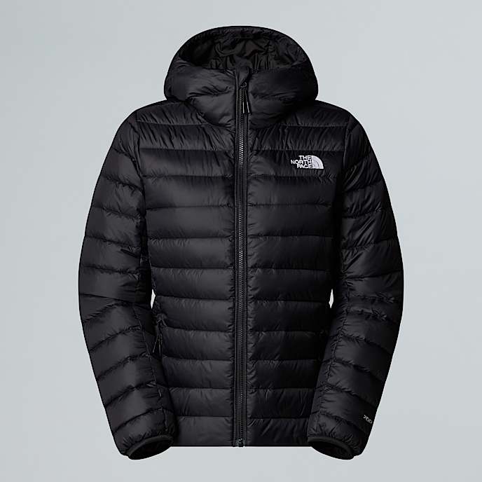 Womens Classic Down Hooded Jacket TNF TNF Black HERO
