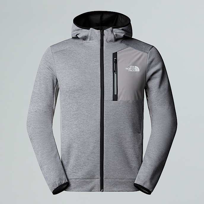 Polaire  capuche Mountain Athletics pour homme TNF TNF Pale Grey HeatherMeld Grey HERO
