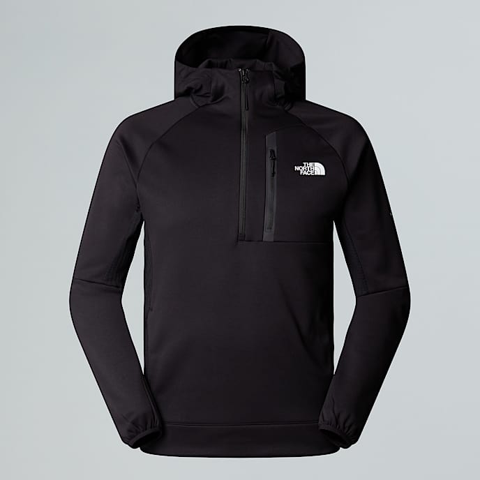 Mountain Athleticsfleecetrui met capuchon en kwartrits voor heren TNF TNF Black HERO