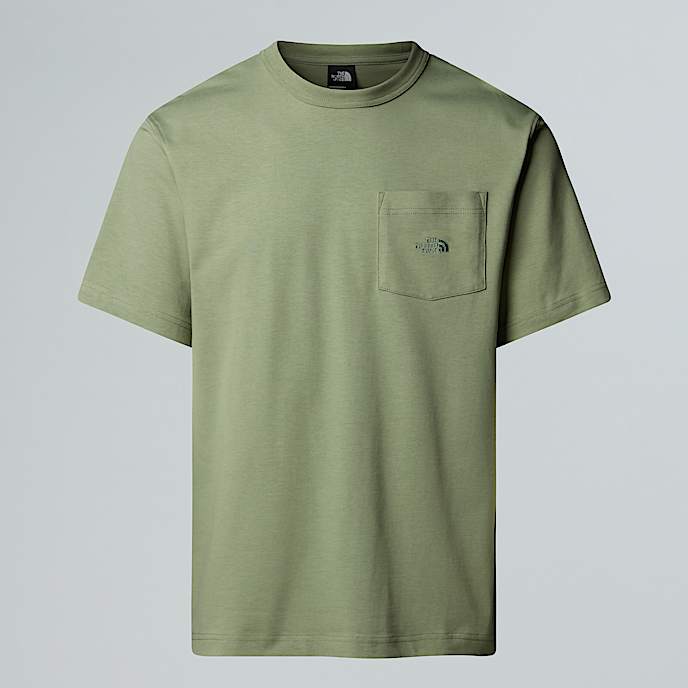 Dome relaxt geschnittenes Pocket TShirt fr Herren TNF Bark Mist HERO