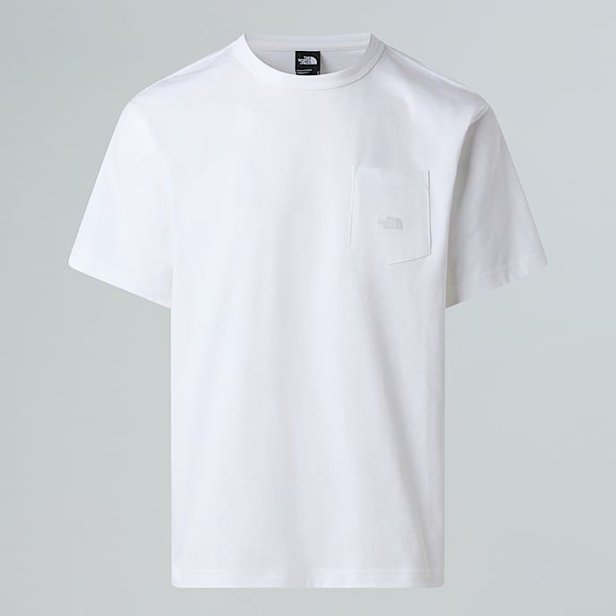 Dome relaxt geschnittenes Pocket TShirt fr Herren TNF TNF White HERO