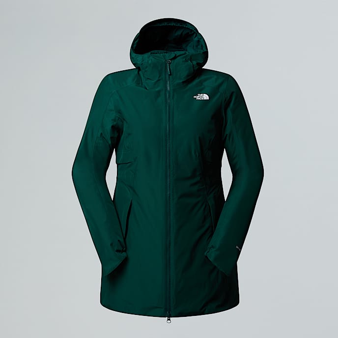 Hikestellergesoleerde parka voor dames TNF Hunter Green HERO
