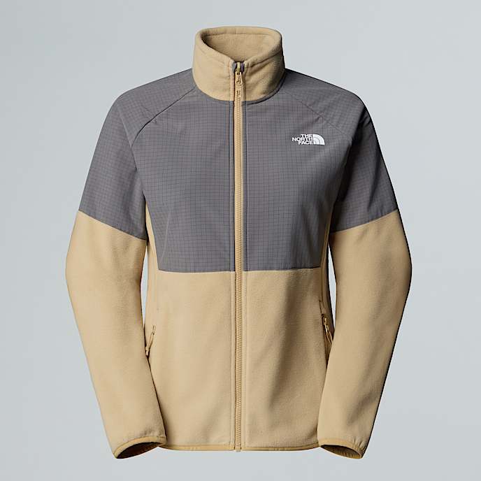 Womens Glacier Heavyweight FullZip Fleece TNF Khaki StoneSmoked Pearl HERO