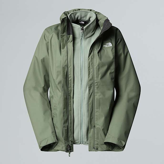 Evolve II Triclimate 3in1 Jacke fr Damen TNF Bark MistSlate Moss HERO
