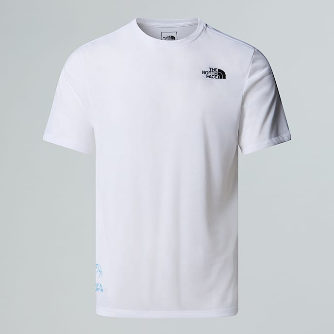 Mens Multiple Placement Graphic TShirt TNF TNF White HERO