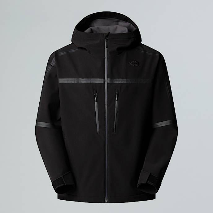 Giacca softshell NSE con cappuccio unisex TNF TNF Black HERO