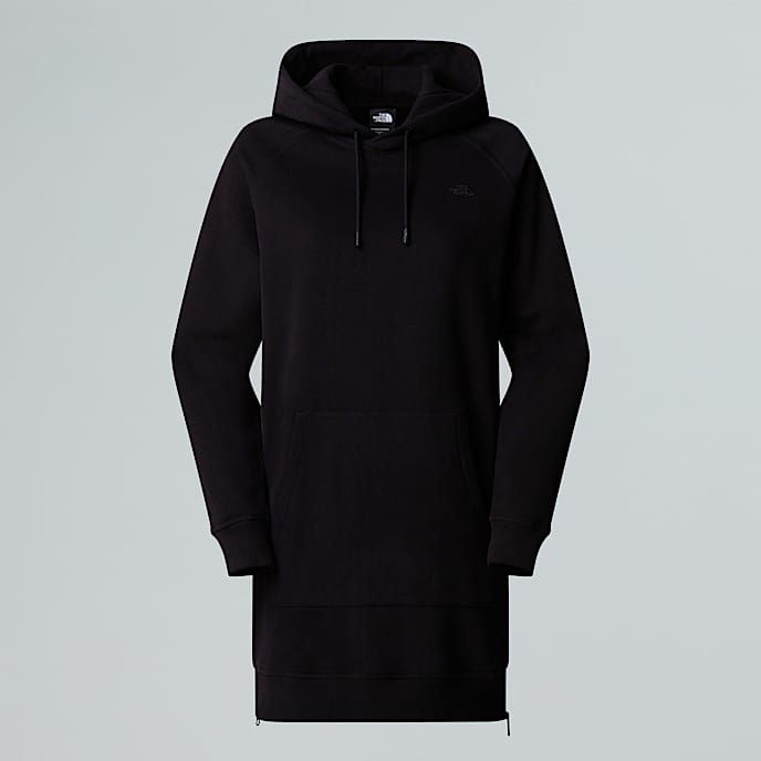 Womens Relaxed Hooded Dress TNF TNF Black HERO