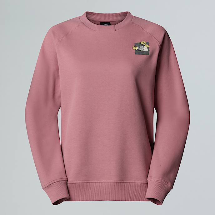 Connect relaxt geschnittenes Sweatshirt mit Grafik fr Damen TNF Nostalgia Rose HERO