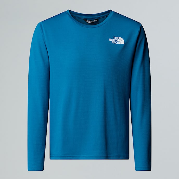 247 Tshirt met lange mouwen voor tieners TNF Dusk Blue HERO