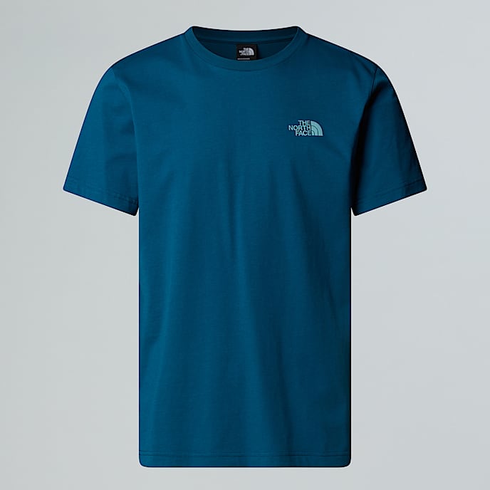 Mens Vertical Logo TShirt TNF Mineral Ink HERO