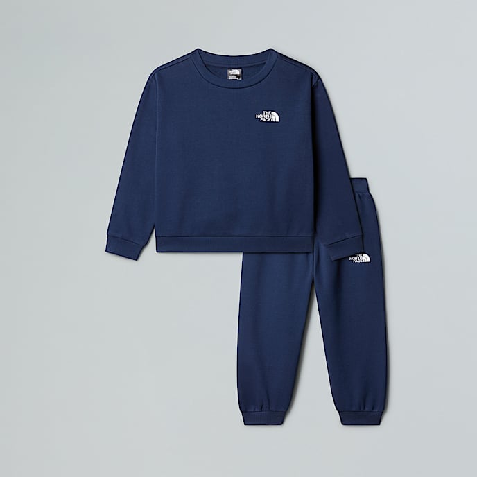 Simple Domefleeceset voor kinderen TNF Summit Navy HERO