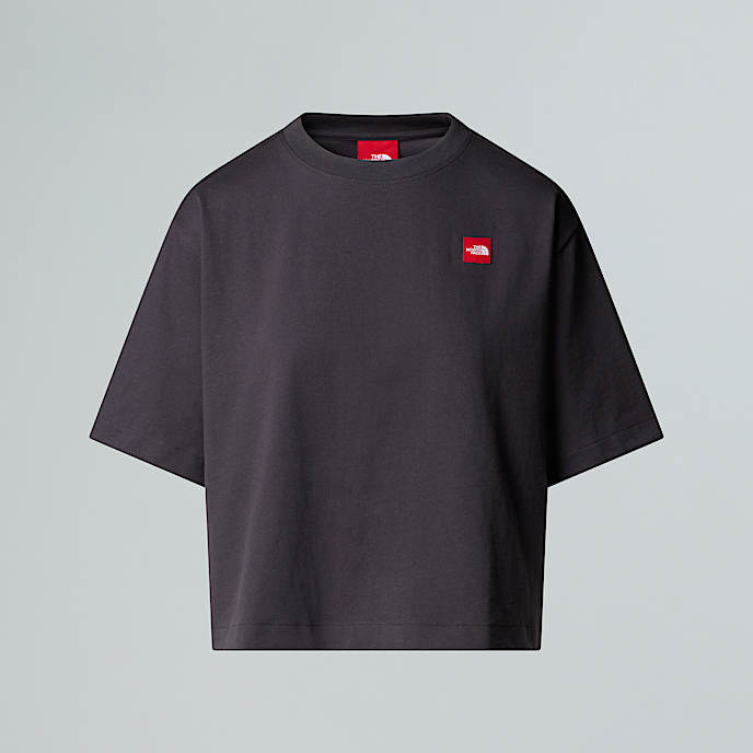 Womens Red Box Boxy TShirt TNF Obsidian HERO