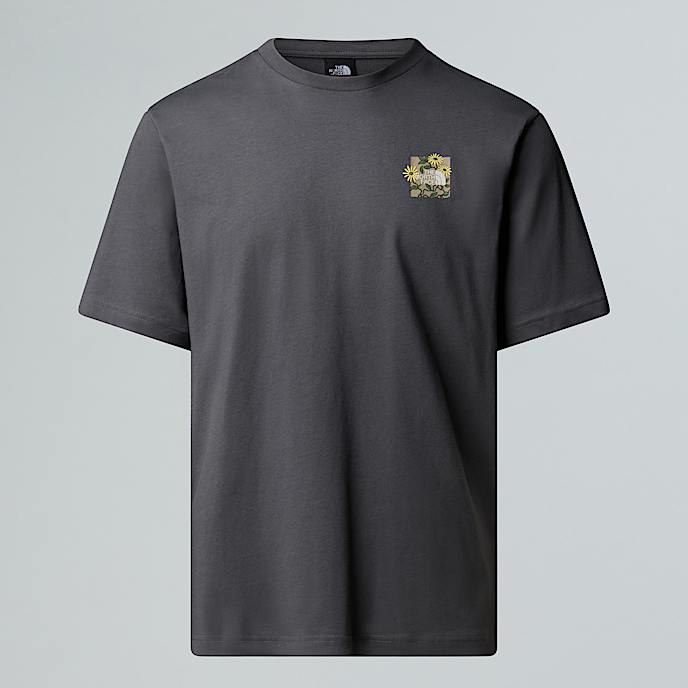 Tshirt dcontract Connect Graphic unisexe TNF Anthracite Grey HERO