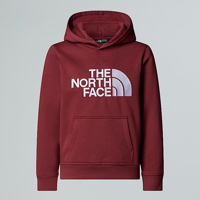 Teens Drew Peak Pullover Hoodie TNF Sumac HERO
