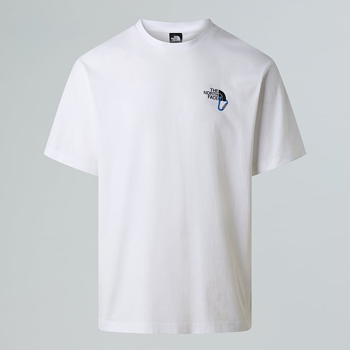 Unisex Explore Carabiner Relaxed TShirt TNF TNF White HERO