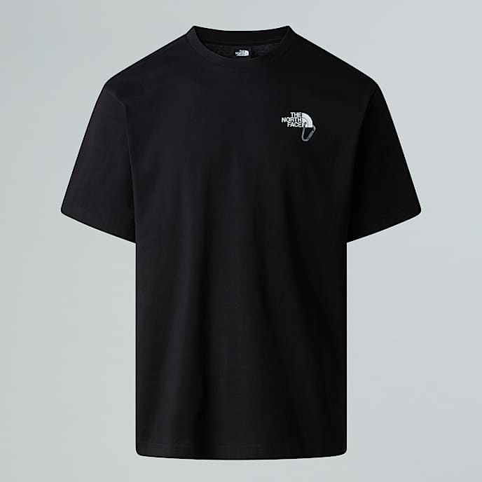 Explore Carabiner relaxt geschnittenes TShirt in Unisex TNF TNF Black HERO