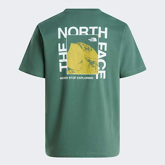 Mens Half Dome Printed Regular TShirt TNF Duck Green HERO