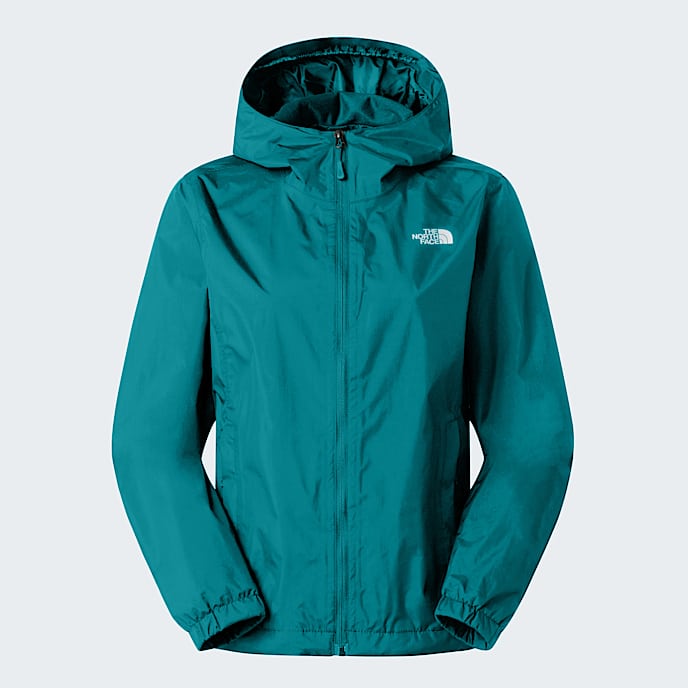 Womens Peak Packable Jacket TNF Deep Teal HERO